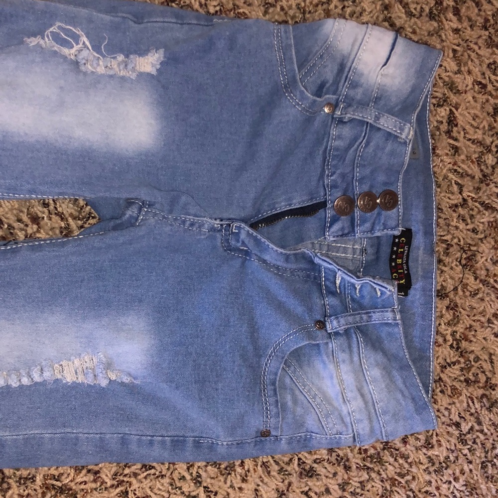 Levanta Cola Celebrity Ace ripped skinny jeans